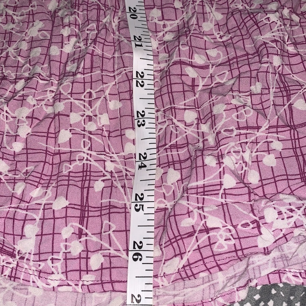 WOMAN WITHIN 3/4 Sleeve-Henley Style-Floral Tunic. Size L 18/20 - Picture 7 of 8